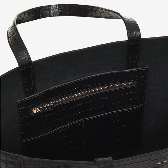 Anine Bing Croc Tote Bag Oversized NEW - Picture 11 of 15